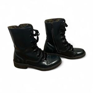 Fly London Green lace-up Boots
